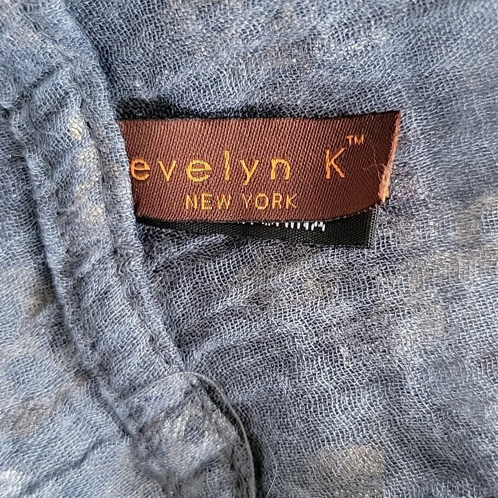 Evelyn K New York Gold Foil Skull Infinity Scarf